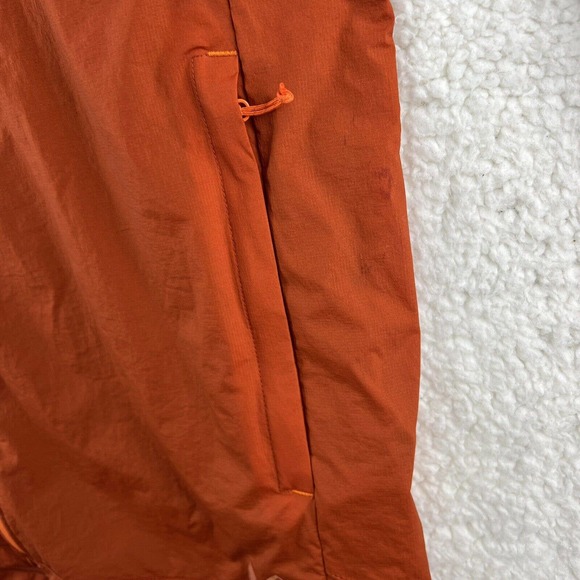 REI Women's Size M Orange Nylon Hooded Windbreaker Lightweight Jacket Shell - Picture 4 of 13